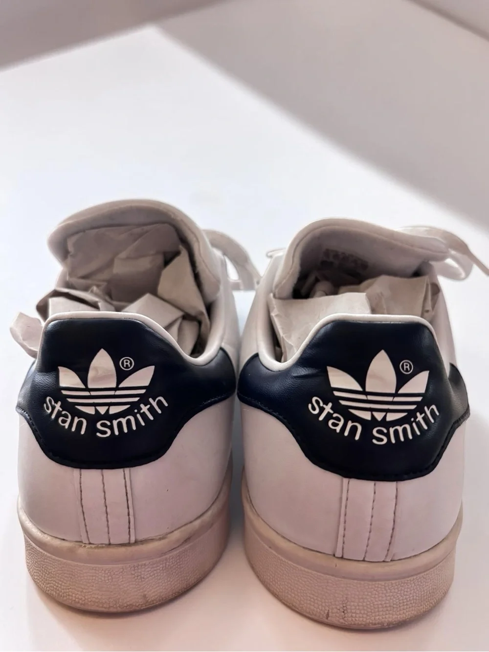 Adidas Stan Smith Primegreen White Navy Men’s Size 11 Classic Sneakers
